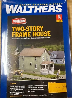 Walthers 933-3888 N Two-Story Frame House Building Kit • $25