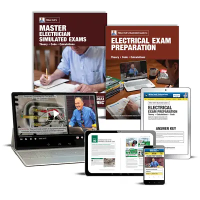 Electrical Exam Prep Course Master/Contractor Basic 2023 NEC - Mike Holt • $499