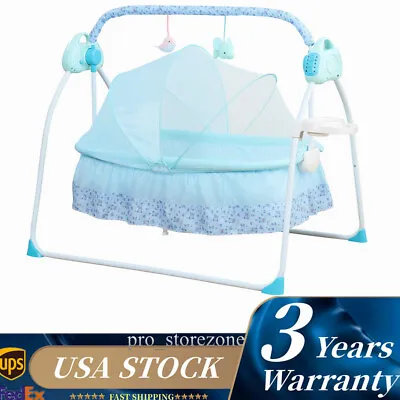 Rocking Baby Newborn Bassinet Infant Crib Cradle Bed Side Nursery Furniture Kit • $77.90