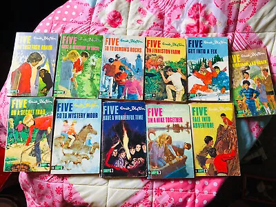 £23 • Buy Enid Blyton THE FAMOUS FIVE Complete Set Of 11 Books 1970's Vintage Paperbacks