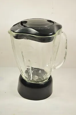 $35 • Buy Oster Blender Replacement Glass Clear Jar Pitcher 1.25L 5Cup Square Lid Blade  