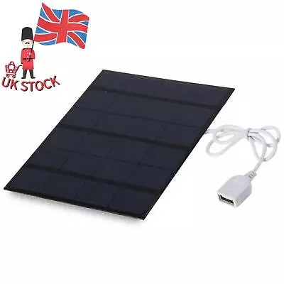 6 V 3.5W Outdoor Solar Panel 580mA Smart Power Supply Phone Battery Charger I • £15.35