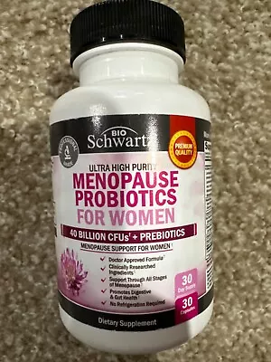 Menopause Support Probiotics For Women - Hot Flashes Night Sweats Mood Swings  • $24.99