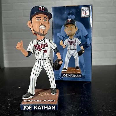 Minnesota Twins Joe Nathan Hall Of Fame Bobblehead SGA ~ NIB • $9.95