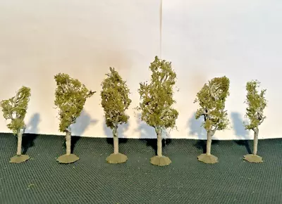 HO /  S Scale Landscape (6) Trees Miniatures Summer Plants Scenery • $2.99
