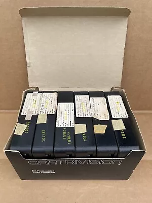 Cartrivision Lot 6 Master Video Cassette Tape Cartridges Black Box 01 • $100