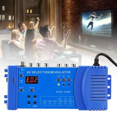 £33.78 • Buy Digital Modulator AV-RF Audio Video Converter UHF VHF PAL Signal RCA CATV