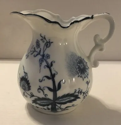 Vienna Woods Fine China Blue By Seymour Mann Pitcher Double Crossed • $22.95