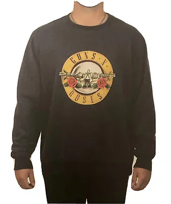 Guns N Roses Sweatshirt NWT Official Merchandise Navy 2023 Size XL Tag-less • $22.74