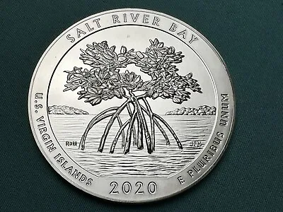 2020 Salt River Bay America The Beautiful 5 Oz Silver Uncirculated Bullion Coin • $175