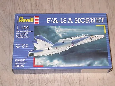 Revell 1/144 Military Fighter Jet Aircraft Model Kit 04075 F/A-18A Hornet NIOB • $14.99