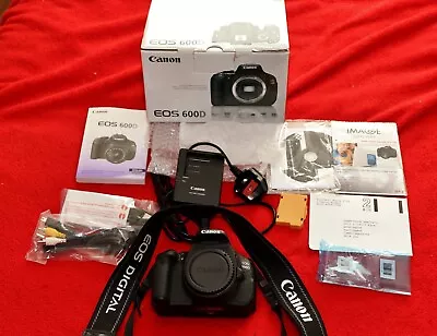 Canon EOS 600D 18.0 MP Digital SLR Camera - Black (Body Only) • £160