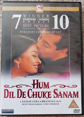 Hum Dil De Chuke Sanam DVD (2003) Salman Khan Ajay Devgan Aishwarya Rai • £3.99