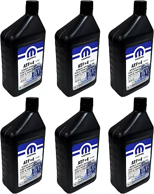 Mopar 68218057AB ATF+4 Automatic Transmission Fluid 1 Quart (6 Pack) • $52.70