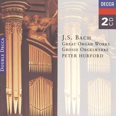 Peter Hurford - Bach J.S.: Great Organ Works - Peter Hurford CD 48VG The Cheap • £3.60