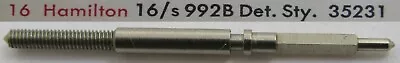 New Hamilton 16s 992B Det. Sty. Winding Stem #401 #35231 For Part X1 • $12