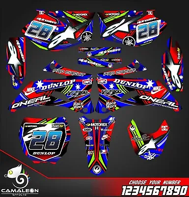 Yamaha YZF250-450 2006 2007 2008 2009 YZF450 YZ250F YZ450F Graphics Kit Stickers • $130