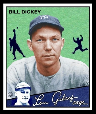 $0.99 • Buy 1934 Goudey Bill Dickey Card Personally Made  Mt