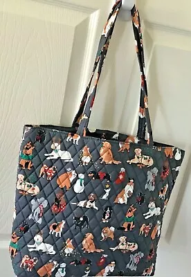 Vera Bradley ~  Holiday Dogs  ~ Essential Tote Bag ~ NWT • $64.50