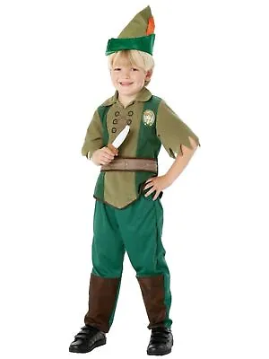 Peter Pan Disney Neverland Fairytale Story Book Week Child Boys Costume L • $52.95