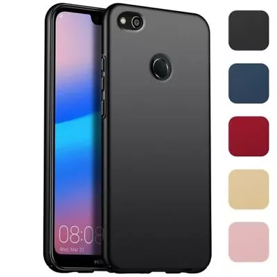 Mobile Phone Hard For Huawei P8 Lite 2017 Case Slim Cover Matte Case • £8.20