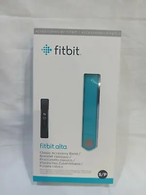 $52.95 • Buy Fitbit Alta FB158ABTES Classic Accessory Band Bracelet Small Petite Blue