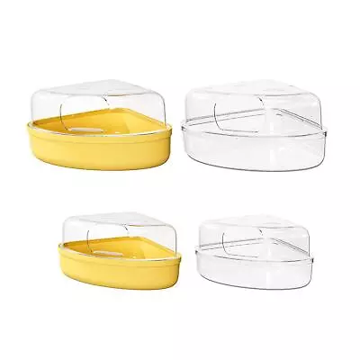 Hamster Sand Bath Container Gerbil Sand Bath For Chinchilla • £10.37