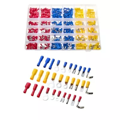 480 Pc Assorted Insulated Electrical Wire Terminal Crimp Connector Spade Set Kit • $15.96