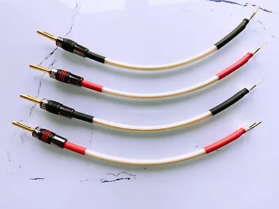 QED REFERENCE XT-40 SPEAKER JUMPER CABLE X4 (Set For Two Speakers) • $62.23