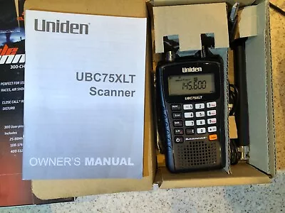 Uniden Ubc-75xlt 25-88mhz 108-174mhz 400-512 Handheld Scanner • £45