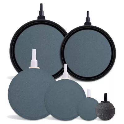 £10.19 • Buy Aquarium Air Stone Disk Bubble Fish Tank Pond Pump Aeration Oxygen Diffuser Tool