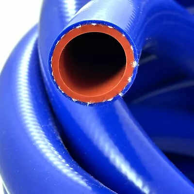 $8.54 • Buy 1.00 Inch ID Blue Silicone Heater Hose 25.4mm 350F Radiator/Coolant, Per Foot