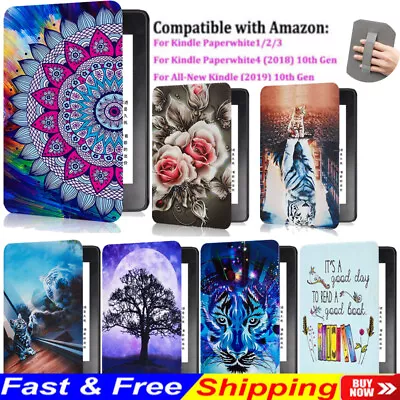 Smart Case For Amazon Kindle Paperwhite 2 3 6 7th 4 10th Gen 2019 Leather Cover • $16.81