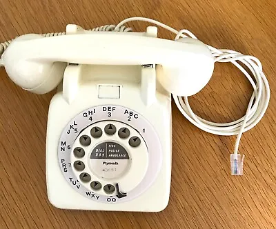 Original GPO TELEPHONE 706 Refurbished Fully Working & Modified In Ivory/Cream • £22