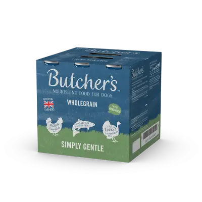 Butcher's Wet Dog Food Can Simply Gentle Loaf Chicken Salmon & Turkey 18x390g • £21.94