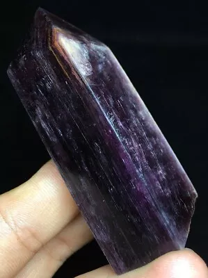 93g  Rare Raw Natural Transparent Purple Mica Reiki Point Healing  Y568 • $3.75