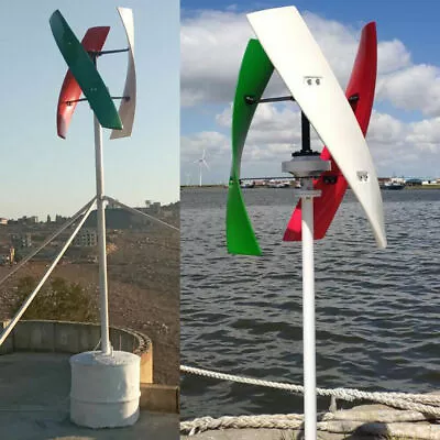 12V 24V 24V 800W Vertical Wind Power Turbine Wind Generator Kits With Controller • $829