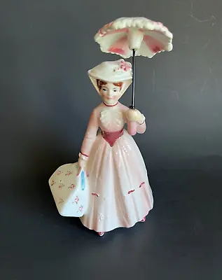 Rare Disney 1964 Jolly Holiday Mary Poppins Figurine With Parasol Enesco • $94