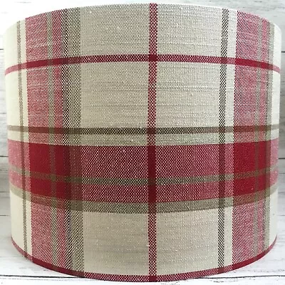 Lampshade Laura Ashley Highland Check Light Shade Table Ceiling Drum HANDMADE • £39