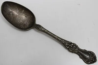 Vintage 1835 R Wallace Floral Silverplate Flatware Serving Spoon • $11.01