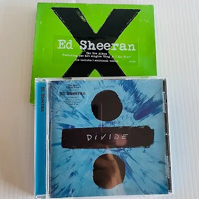 Ed Sheeran Divide CD 2017 & X CD 2014 Bonus Tracks Pop Rock Aust Press VG+ • $18.50