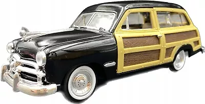 1/24 MotorMax 1949 Ford Woody Wagon Diecast Model Car Woody Black 73260 • $14.25