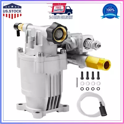 3400 Psi Pressure Washer Pump 3/4  Shaft Horizontal For Honda Briggs RYOBI Parts • $67.08