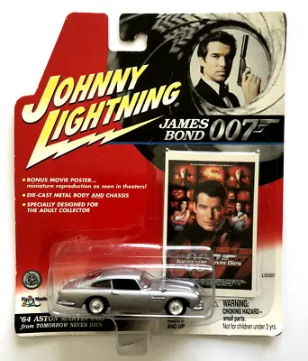 Vintage 2001 Johnny Lightning James Bond Tomorrow Never Dies 1964 Aston Martin • $19.99