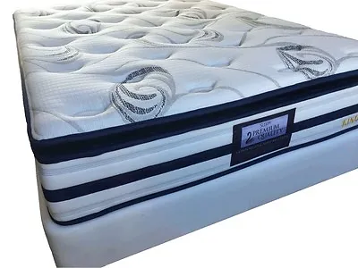 $479 • Buy Sleepy Double Size Latex Pillow Top Bed Ensemble (mattress And Base)