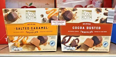 Moser Roth Belgian Salted Caramel & Cocoa Dusted Truffles 8.81oz 250g (2 Boxes) • $22.99