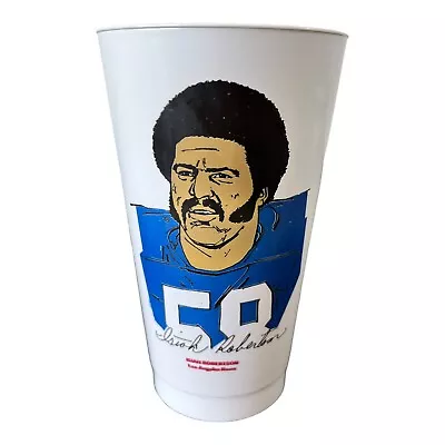 Vintage 1970’s 7-11 7-Eleven Slurpee Cup - Isiah Robertson - Los Angeles Rams • $7.32