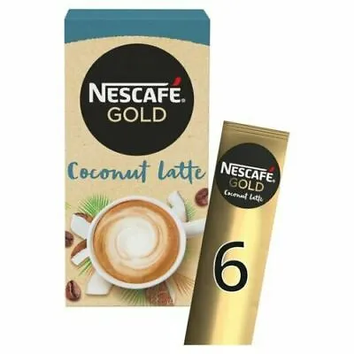 Nescafe Almond Oat Coconut Latte VEGAN Non-Dairy Instant Coffee Sachets X 6 NEW  • £5.50