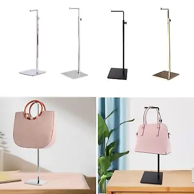 £19.57 • Buy Stainless Steel Handbag Display Stand Adjustable Height Organizer Tabletop