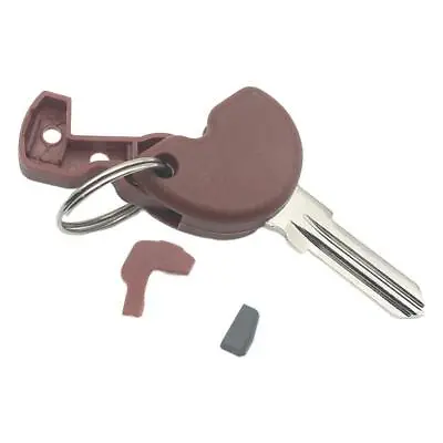 Motrobike Uncut Blank Key +  Chip Universal Fit For Piaggio Vespa • $17.02